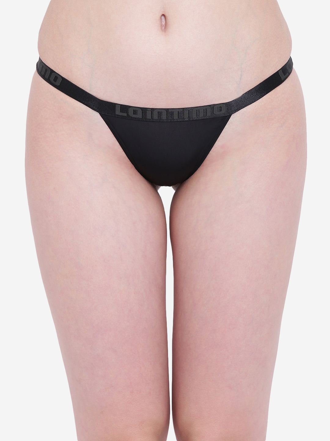 La Intimo Women's Premium Liquidate Thong, designed for comfort and style with a sleek fit, available in a single pack.