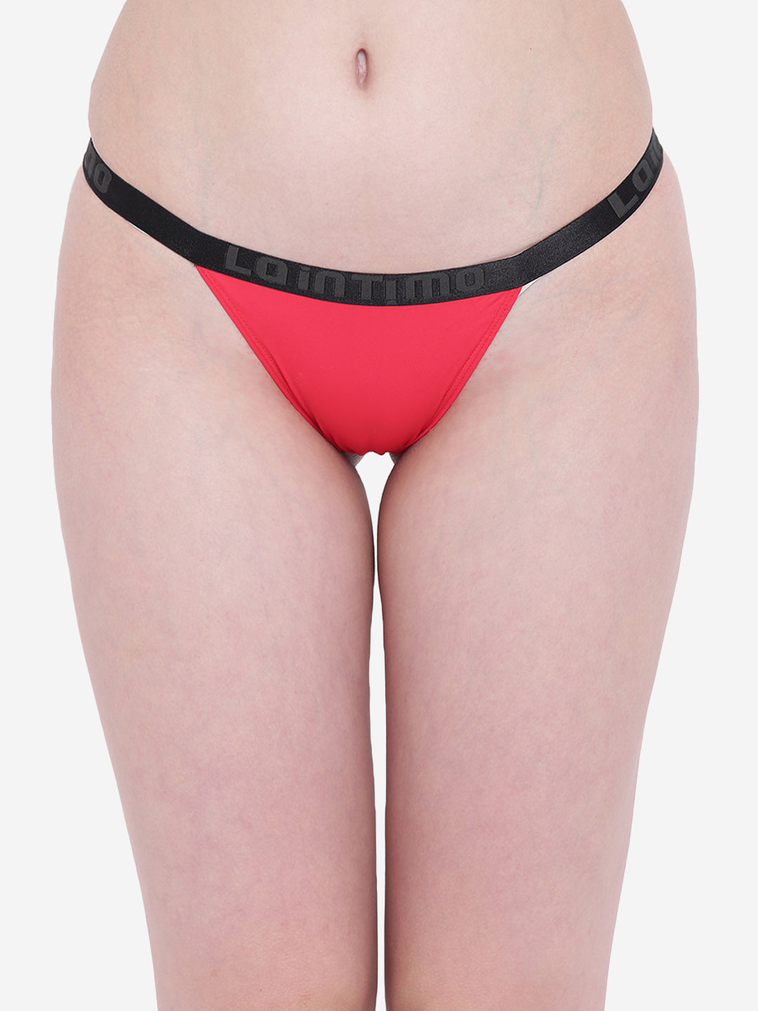 La Intimo Women's Premium Liquidate Thong, designed for comfort and style with a sleek fit, available in a single pack.