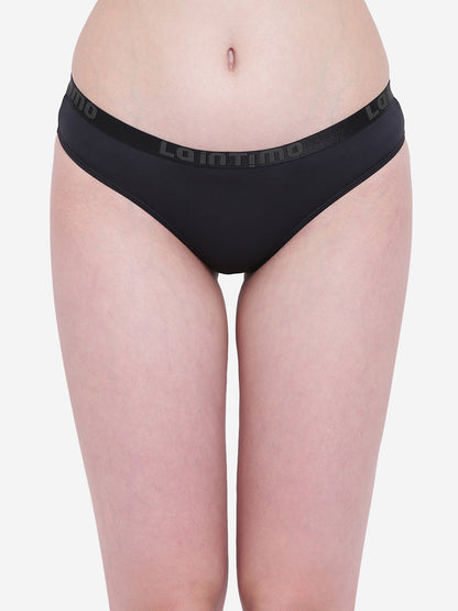 La Intimo Women's Premium Liquidate Bikini Brief, offering a comfortable and stylish fit for daily wear, available in a single pack.