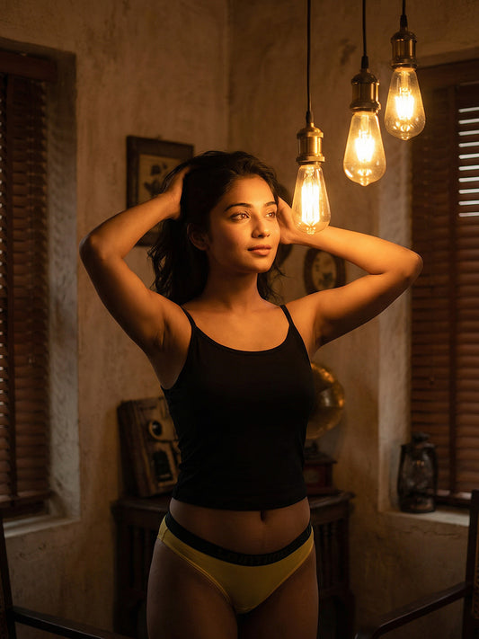 Nylon Mesh BoyShort Panty - Show