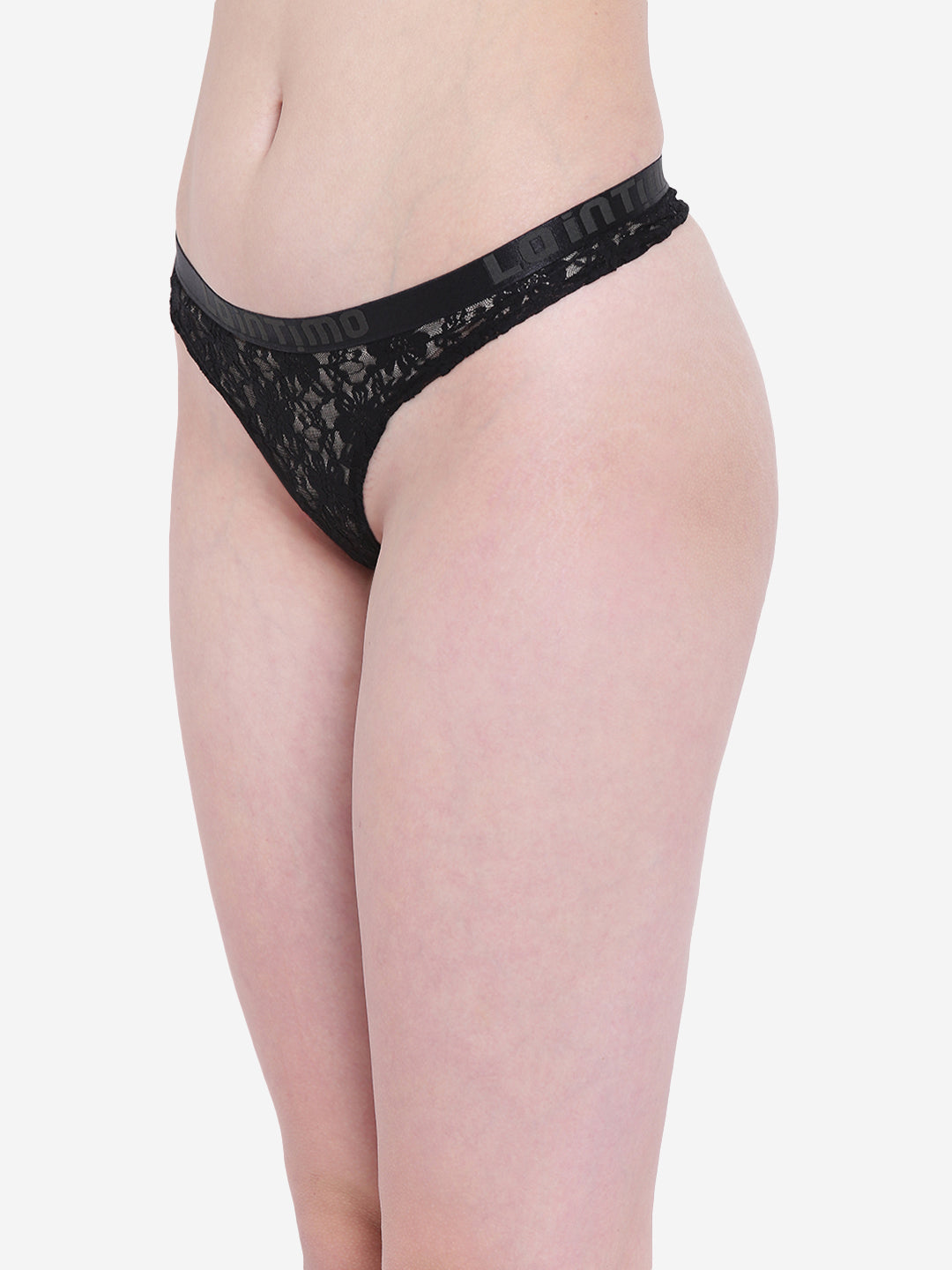 La Intimo Women's Premium Liquidate Thong, featuring a soft, comfortable fit and elegant design, perfect for daily wear.