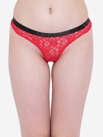 La Intimo Women's Premium Liquidate Thong, featuring a soft, comfortable fit and elegant design, perfect for daily wear.