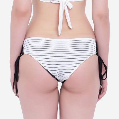 Active Micro Textured Bikini Brief Swim Bottom