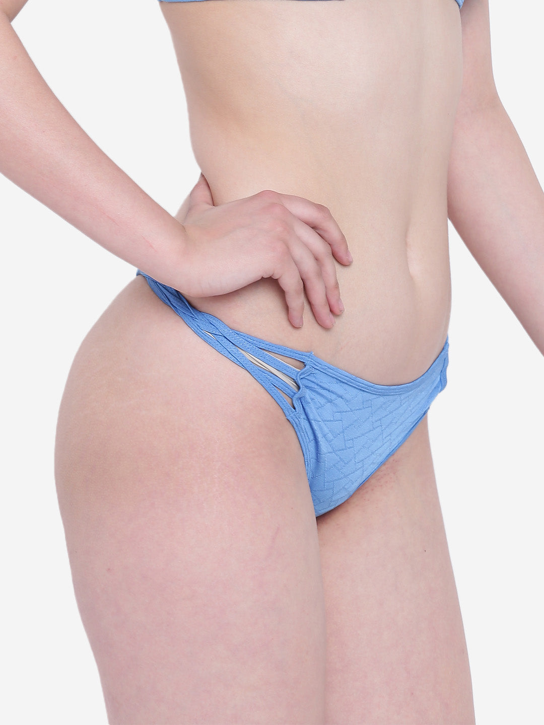 La Intimo Women’s Luxury Core Beachwear Bikini Lower Thongs - Soft, breathable thongs for stylish and comfortable beachwear.