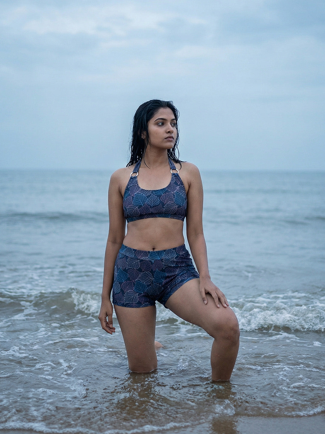 Printed Two Piece Swim Short