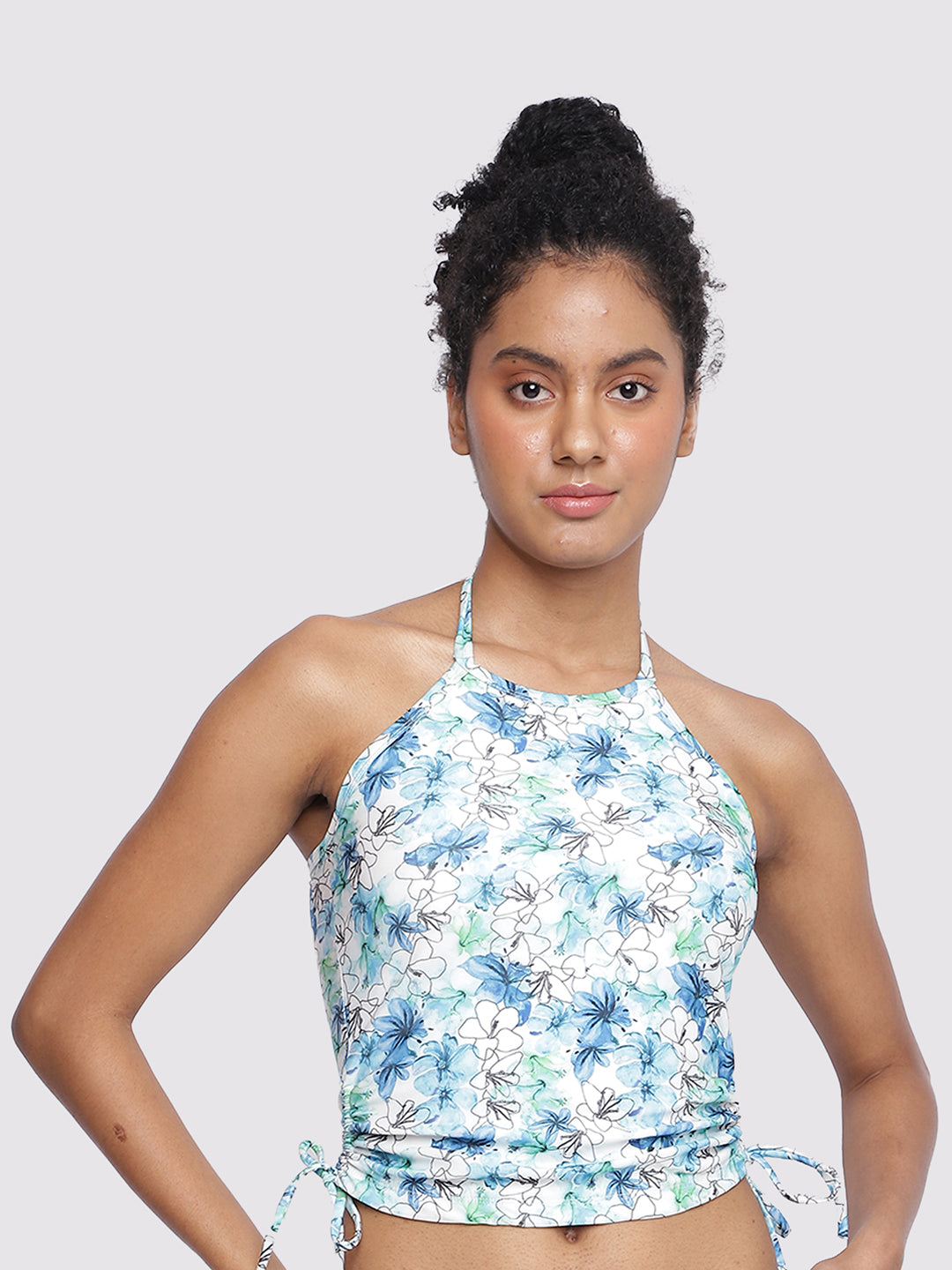 Luxury women's halter neck tankini upper by La Intimo, available in a Single Pack, designed for stylish and comfortable beachwear.