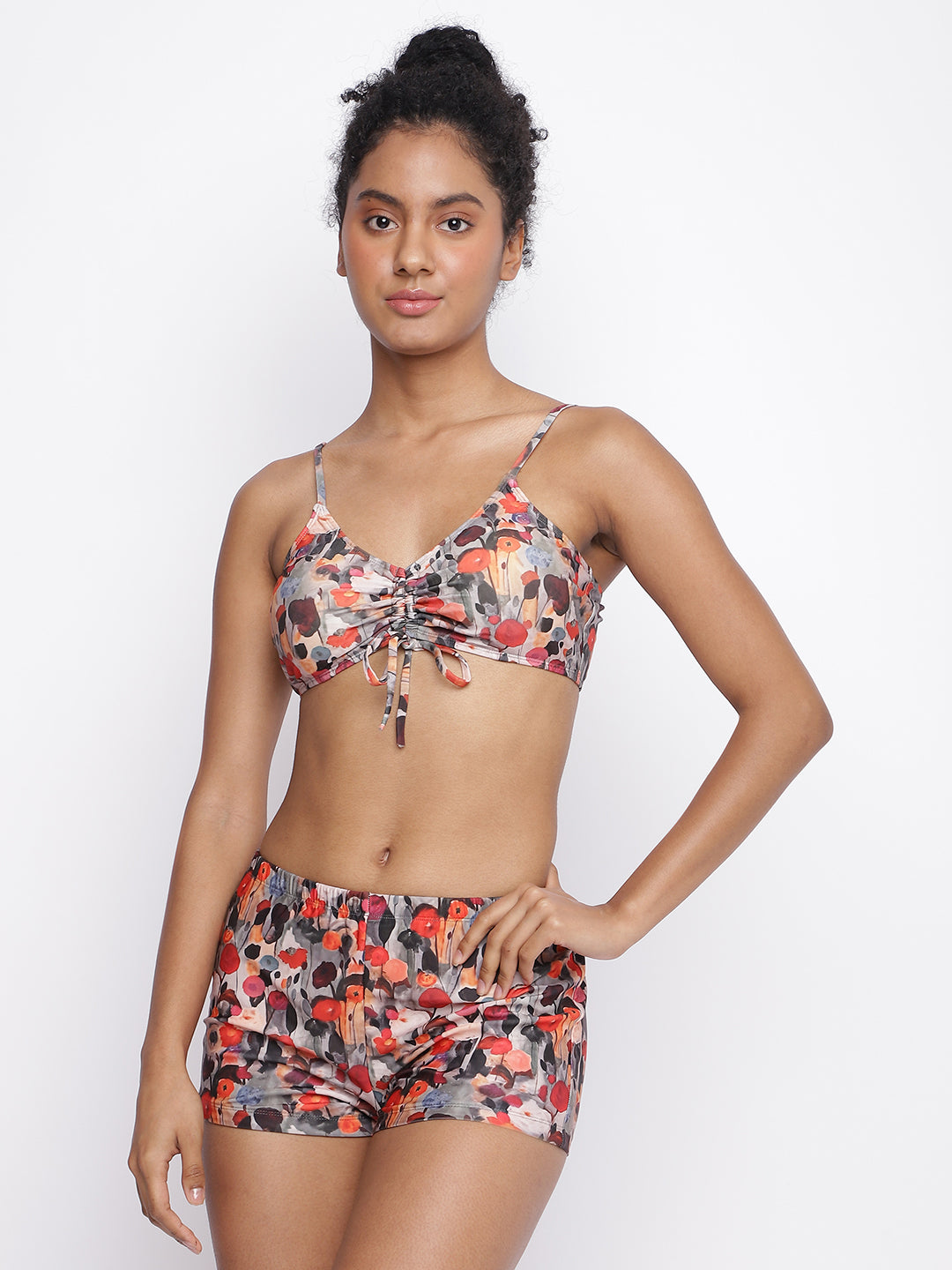 Luxury women's full coverage tankini set with trunks by La Intimo, available in a MultiPack of 2, designed for stylish beachwear.