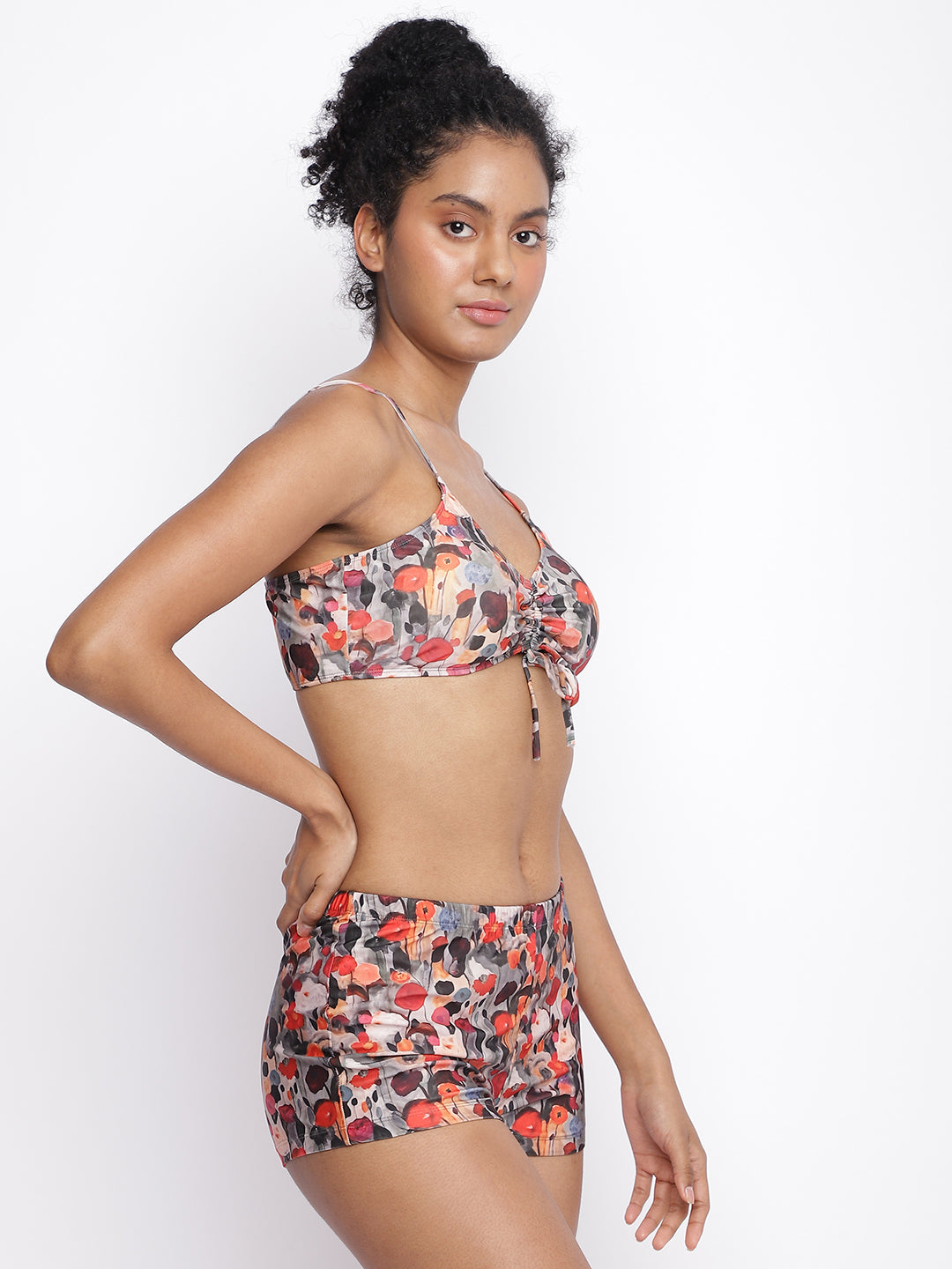 Luxury women's full coverage tankini set with trunks by La Intimo, available in a MultiPack of 2, designed for stylish beachwear.