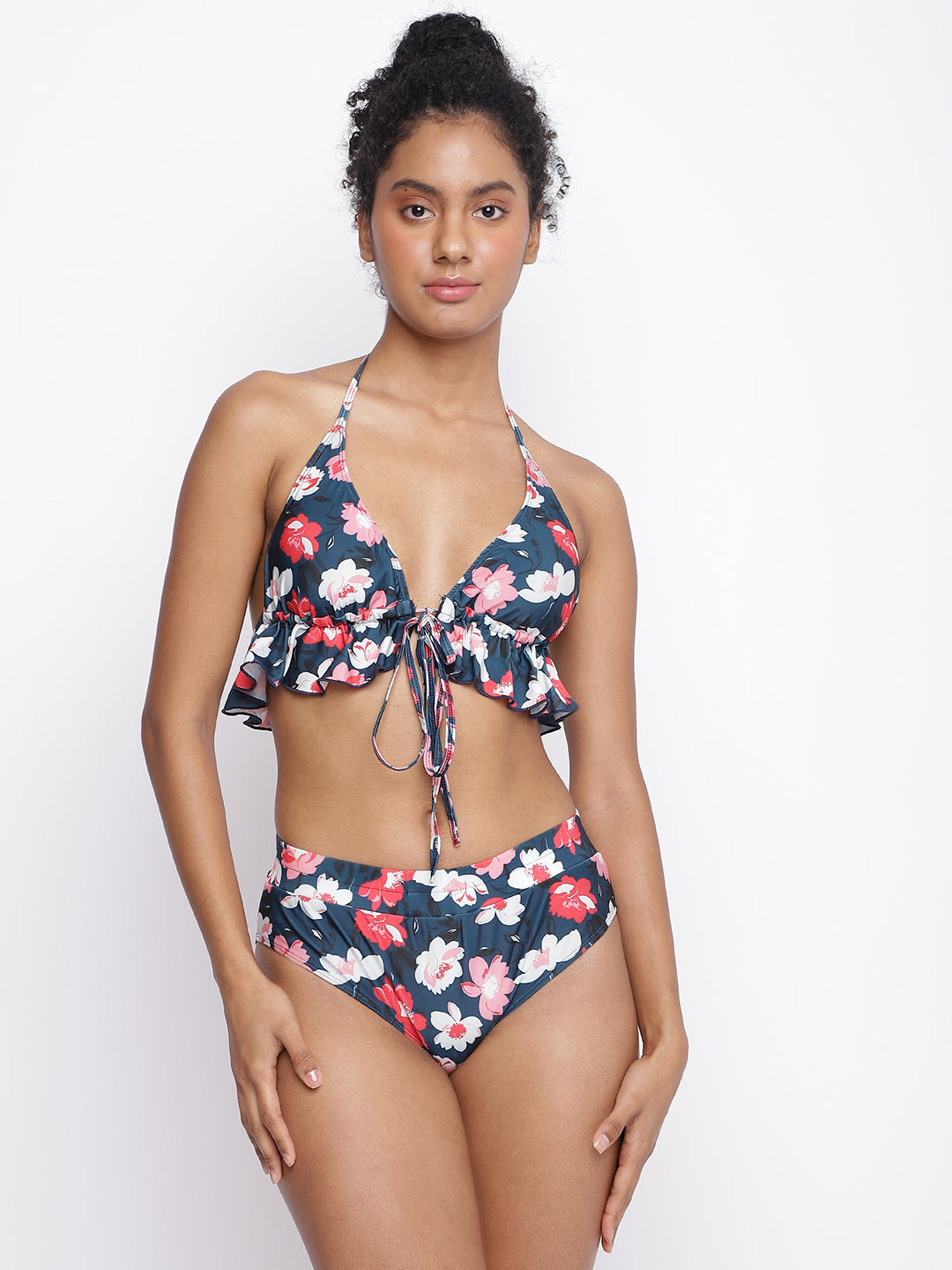 Luxury women's tankini lower with bikini brief by La Intimo, available in a Single Pack, designed for chic beachwear.