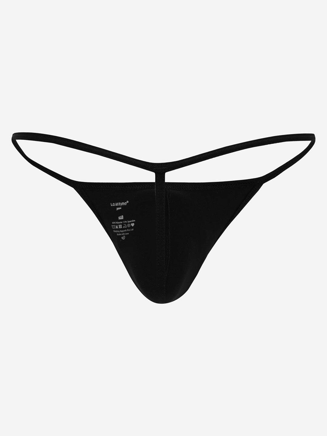 La Intimo Men’s Premium Core G-String Underwear - Soft, breathable g-string with minimal coverage and a modern fit.