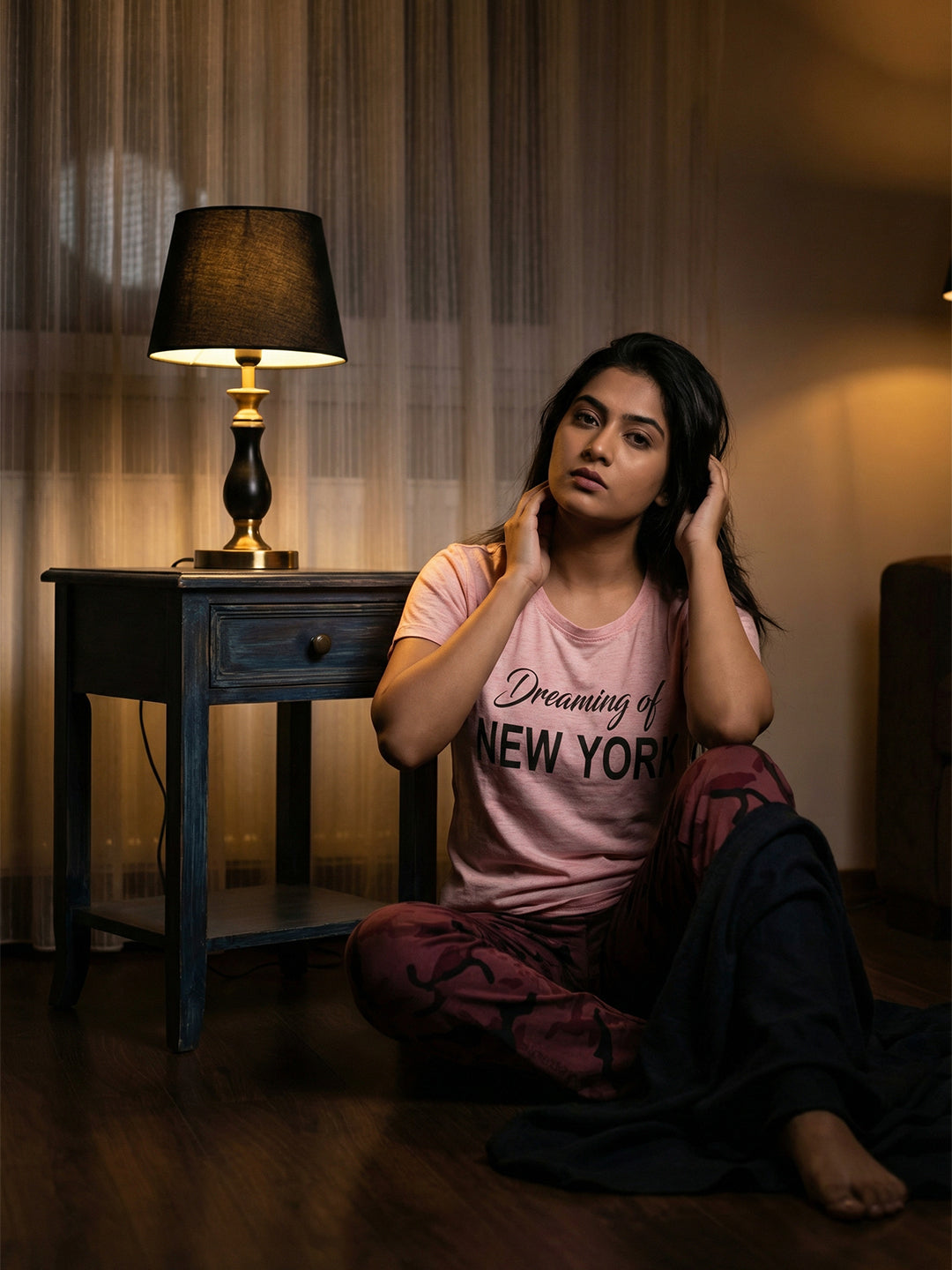 100% Cotton Military Print Pyjama T-Shirt Nightsuit