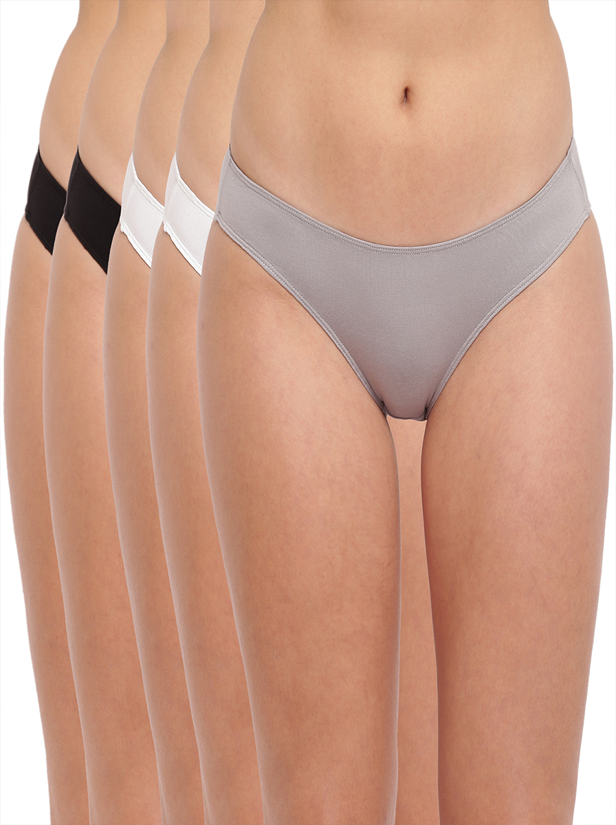 Cotton Bikini Brief Panty - Grace (Pack of 5)