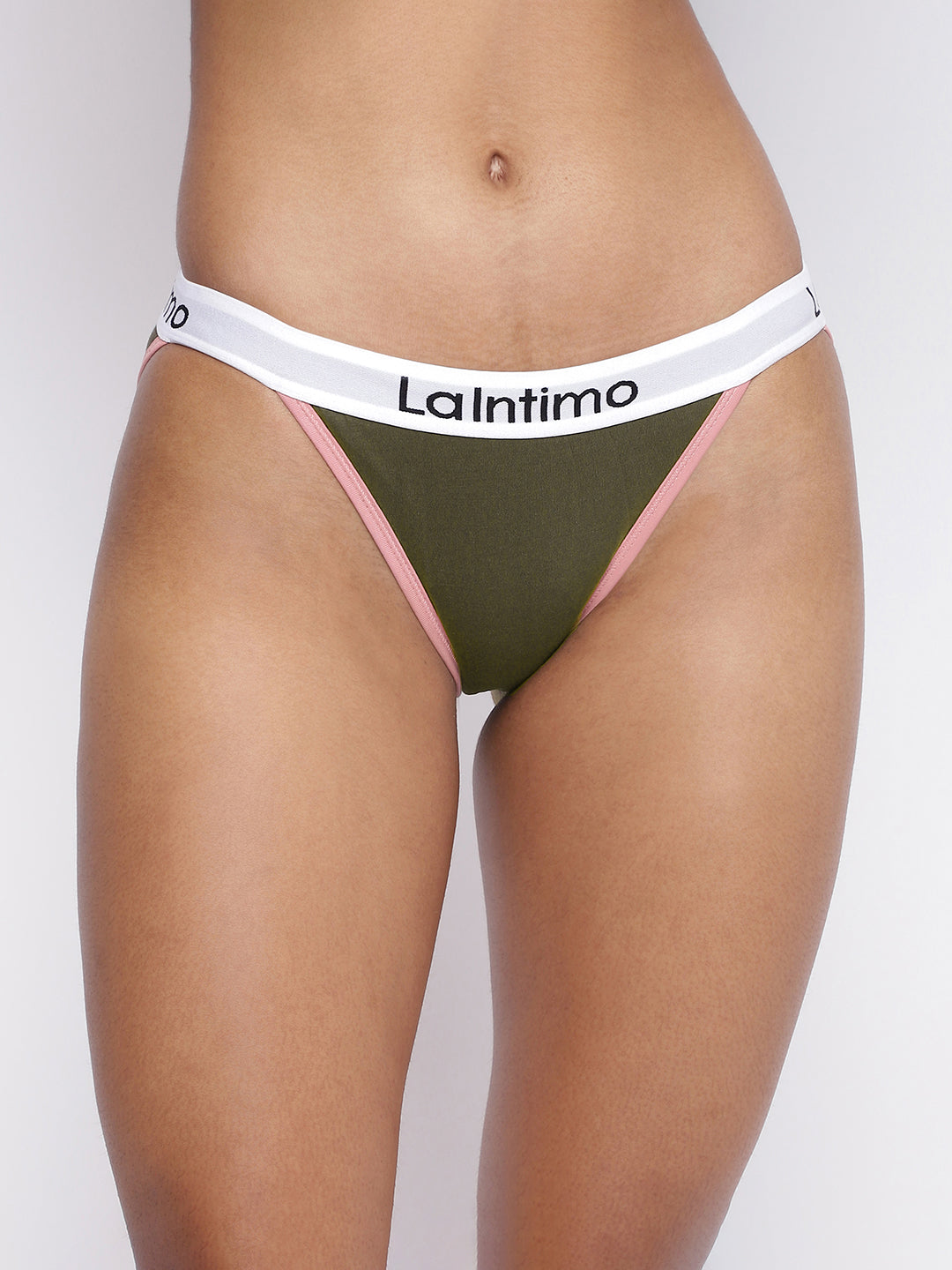 Pack of 3 women's panty briefs by La Intimo, designed for comfort and everyday wear.