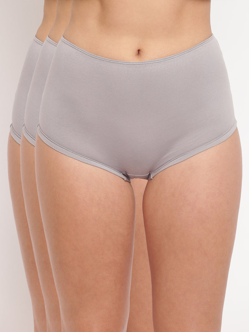 La Intimo women's boyshort panties, MultiPack of 3, offering full coverage and everyday comfort.