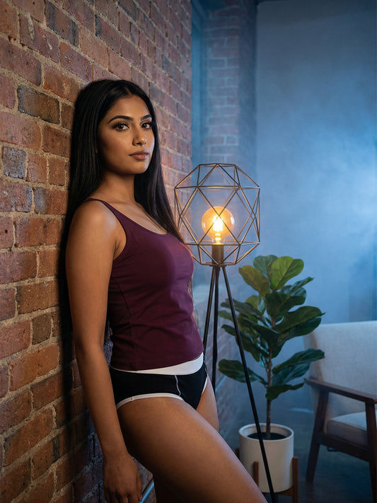 Cotton Brief Panty - Peep Hole