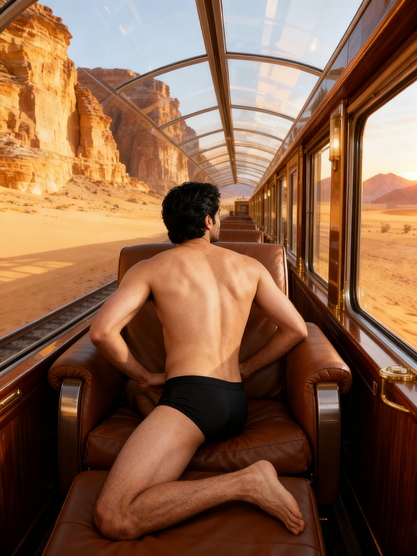 Men's Elastic-Free Semi Seamless Brief - Fanboy