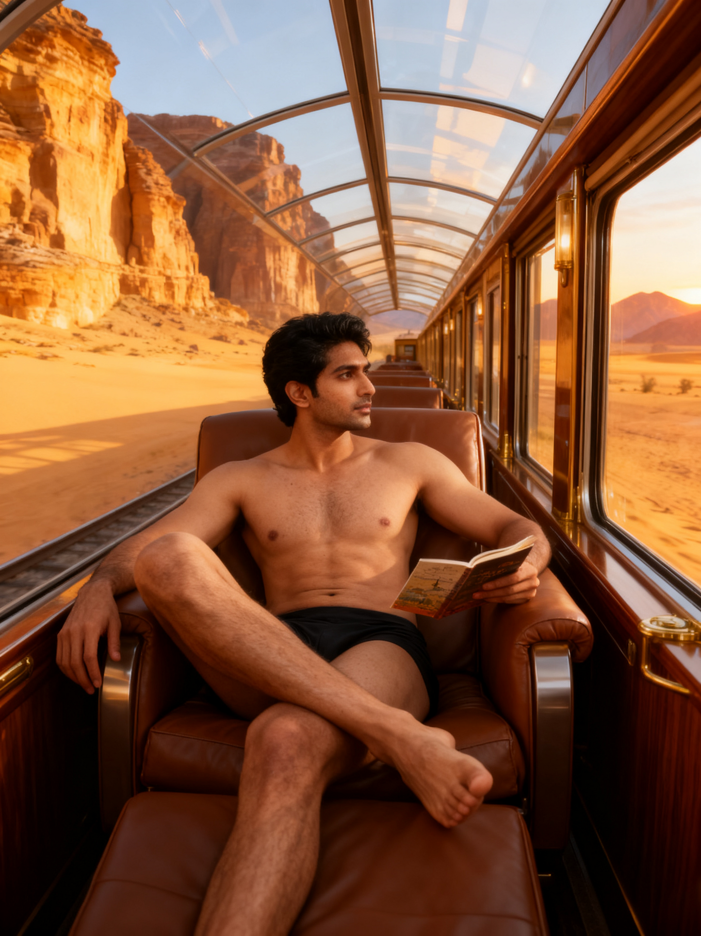 Men's Elastic-Free Semi Seamless Brief - Fanboy
