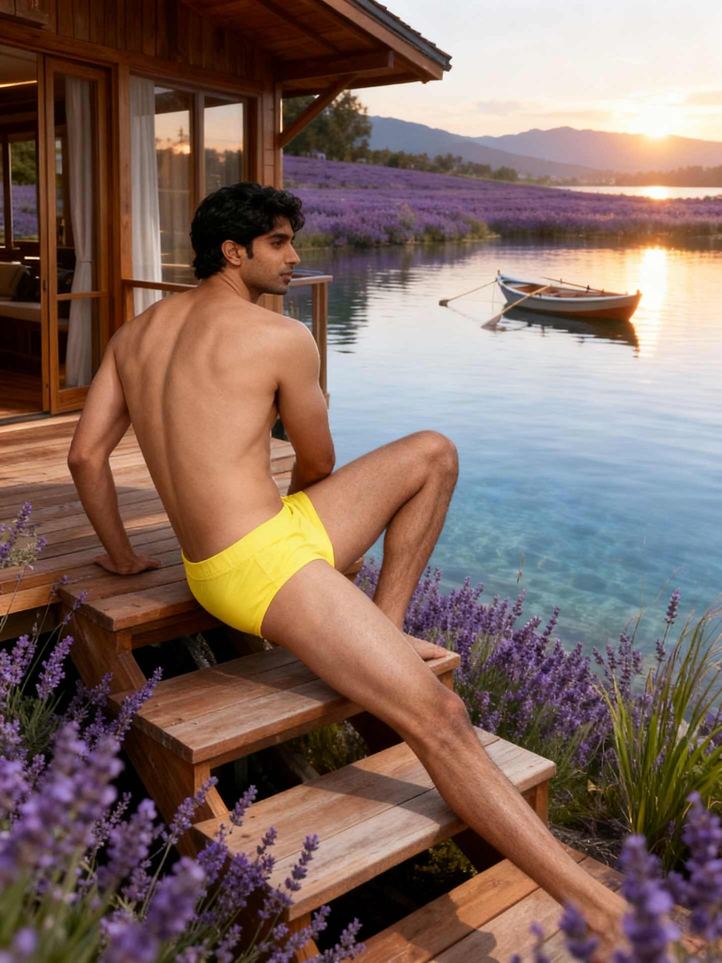 Men's Elastic-Free Semi Seamless Brief - Fanboy