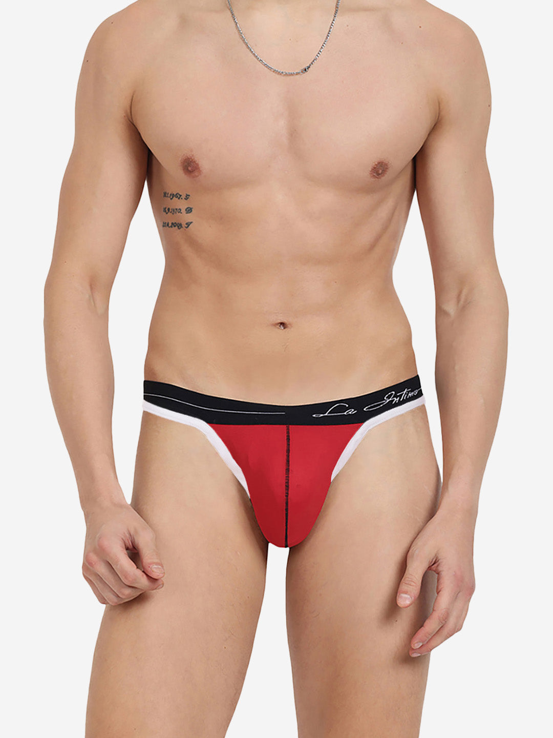 Single pack of men's premium thongs from La Intimo, featuring the Core Collection for superior comfort and style.