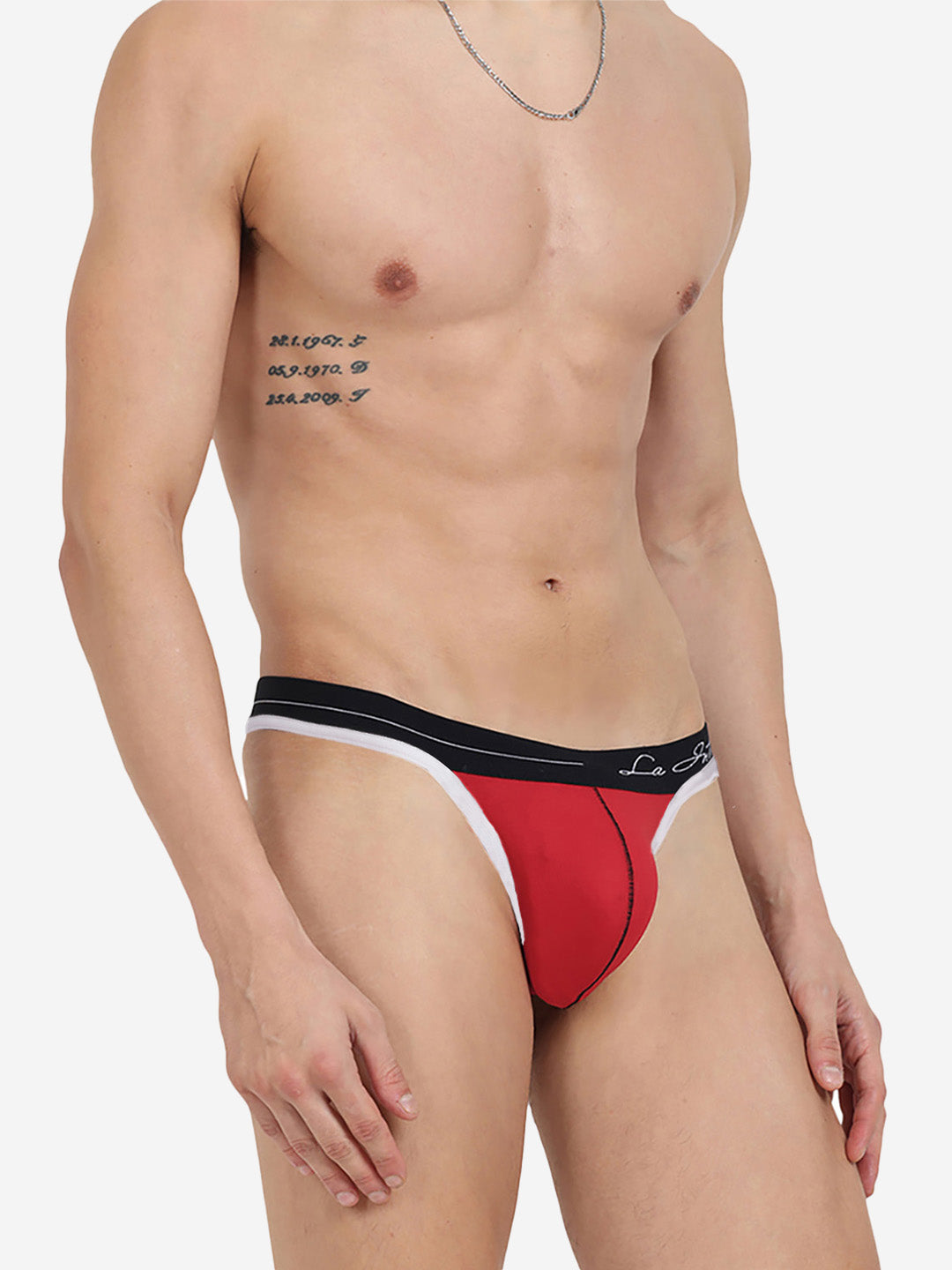 Single pack of men's premium thongs from La Intimo, featuring the Core Collection for superior comfort and style.