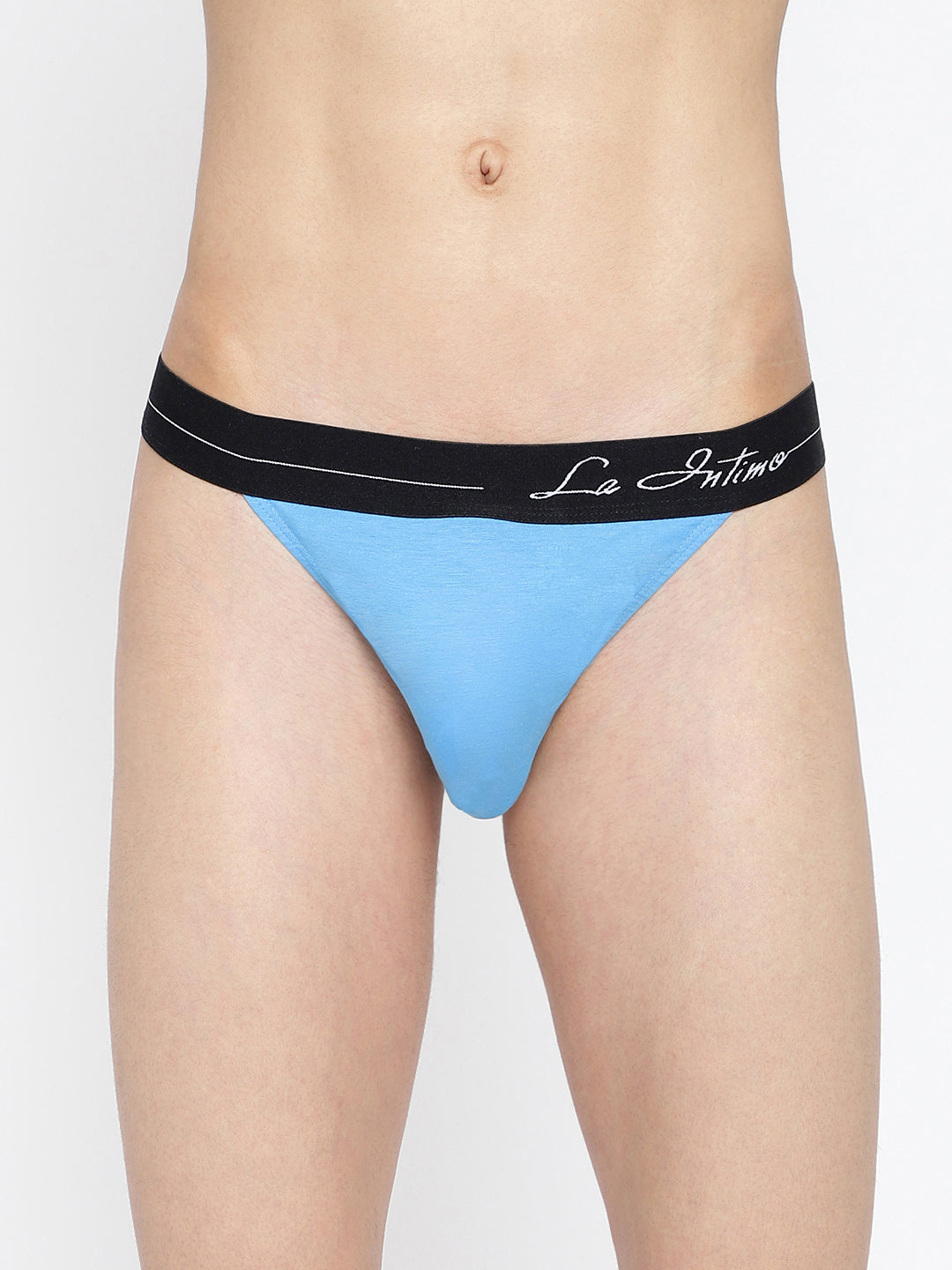 Single pack of men's thongs from La Intimo, featuring the Standard Core Collection for superior comfort and style.