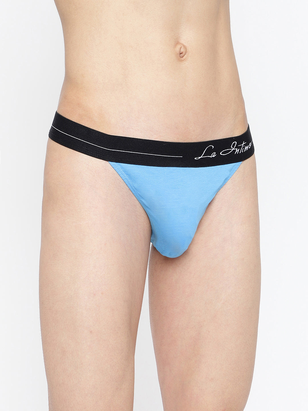 Single pack of men's thongs from La Intimo, featuring the Standard Core Collection for superior comfort and style.