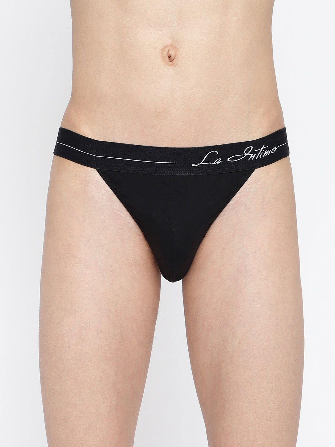 Single pack of men's thongs from La Intimo, featuring the Standard Core Collection for superior comfort and style.