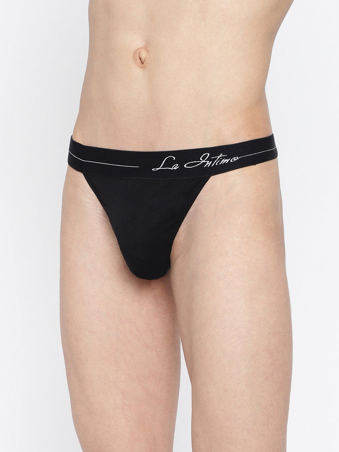 Single pack of men's thongs from La Intimo, featuring the Standard Core Collection for superior comfort and style.