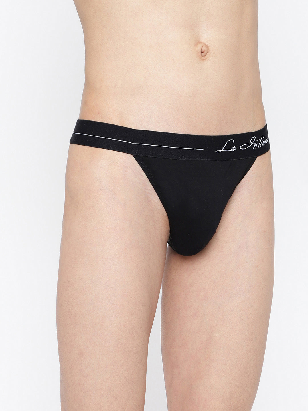 Single pack of men's thongs from La Intimo, featuring the Standard Core Collection for superior comfort and style.