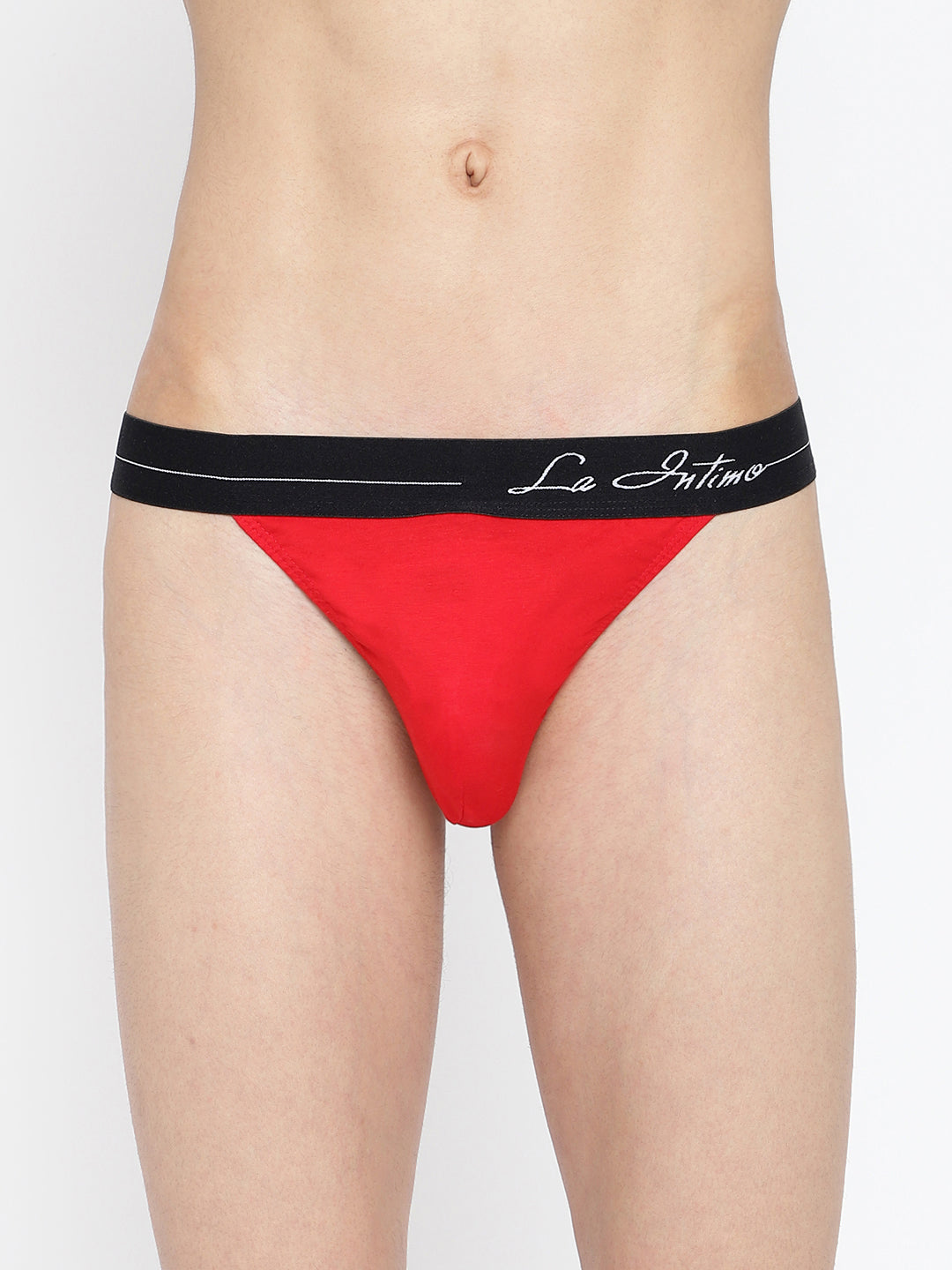 Single pack of men's thongs from La Intimo, featuring the Standard Core Collection for superior comfort and style.