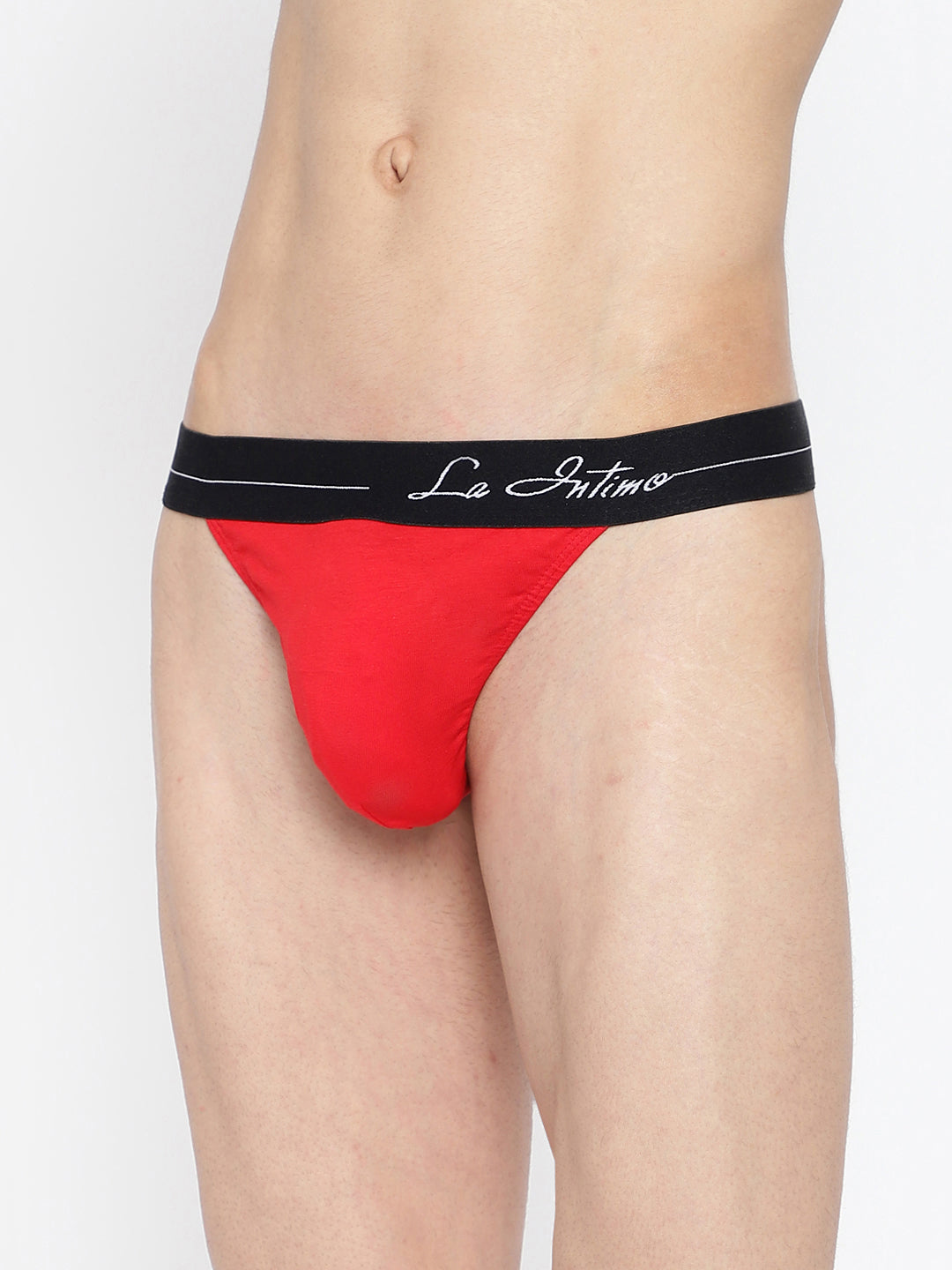 Single pack of men's thongs from La Intimo, featuring the Standard Core Collection for superior comfort and style.