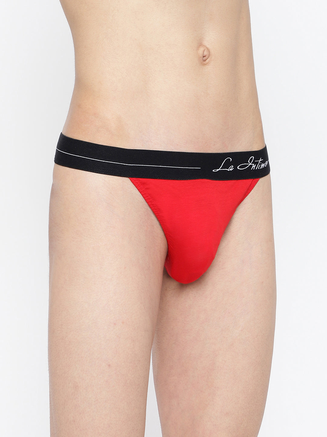 Single pack of men's thongs from La Intimo, featuring the Standard Core Collection for superior comfort and style.