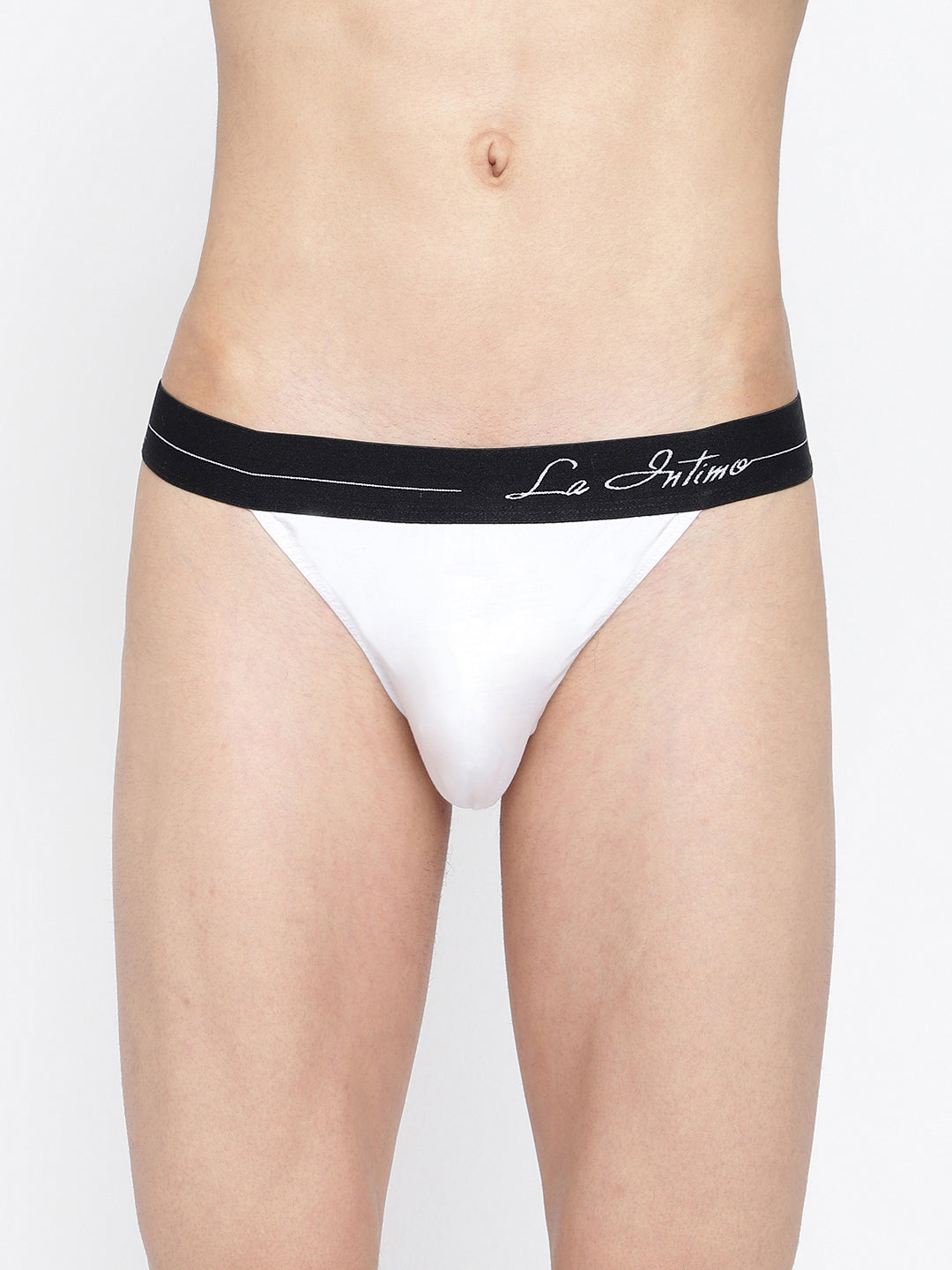 Single pack of men's thongs from La Intimo, featuring the Standard Core Collection for superior comfort and style.