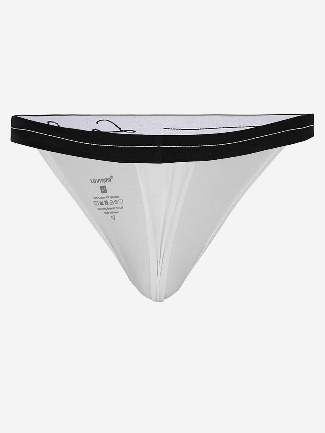 Single pack of men's thongs from La Intimo, featuring the Standard Core Collection for superior comfort and style.