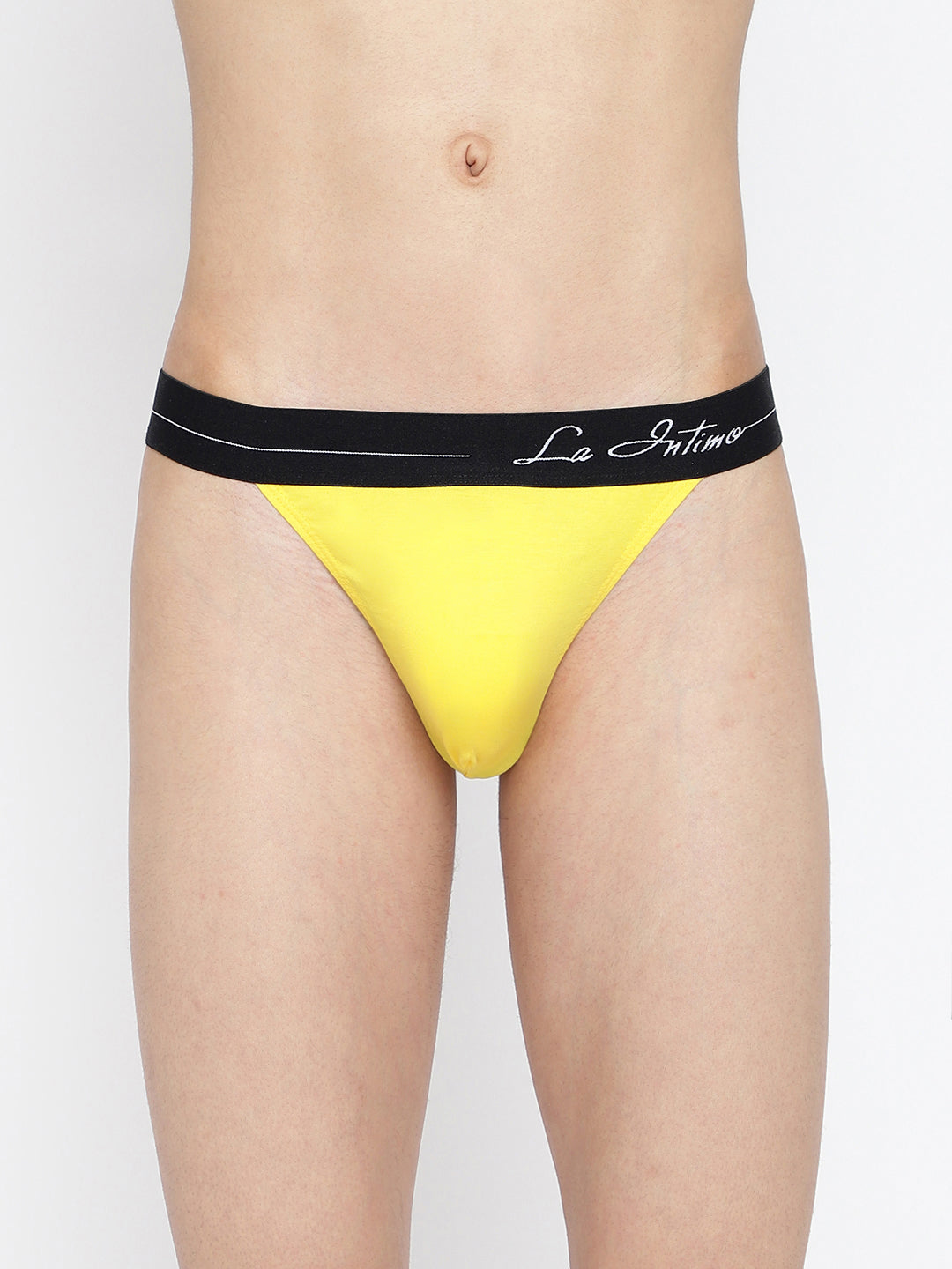 Single pack of men's thongs from La Intimo, featuring the Standard Core Collection for superior comfort and style.