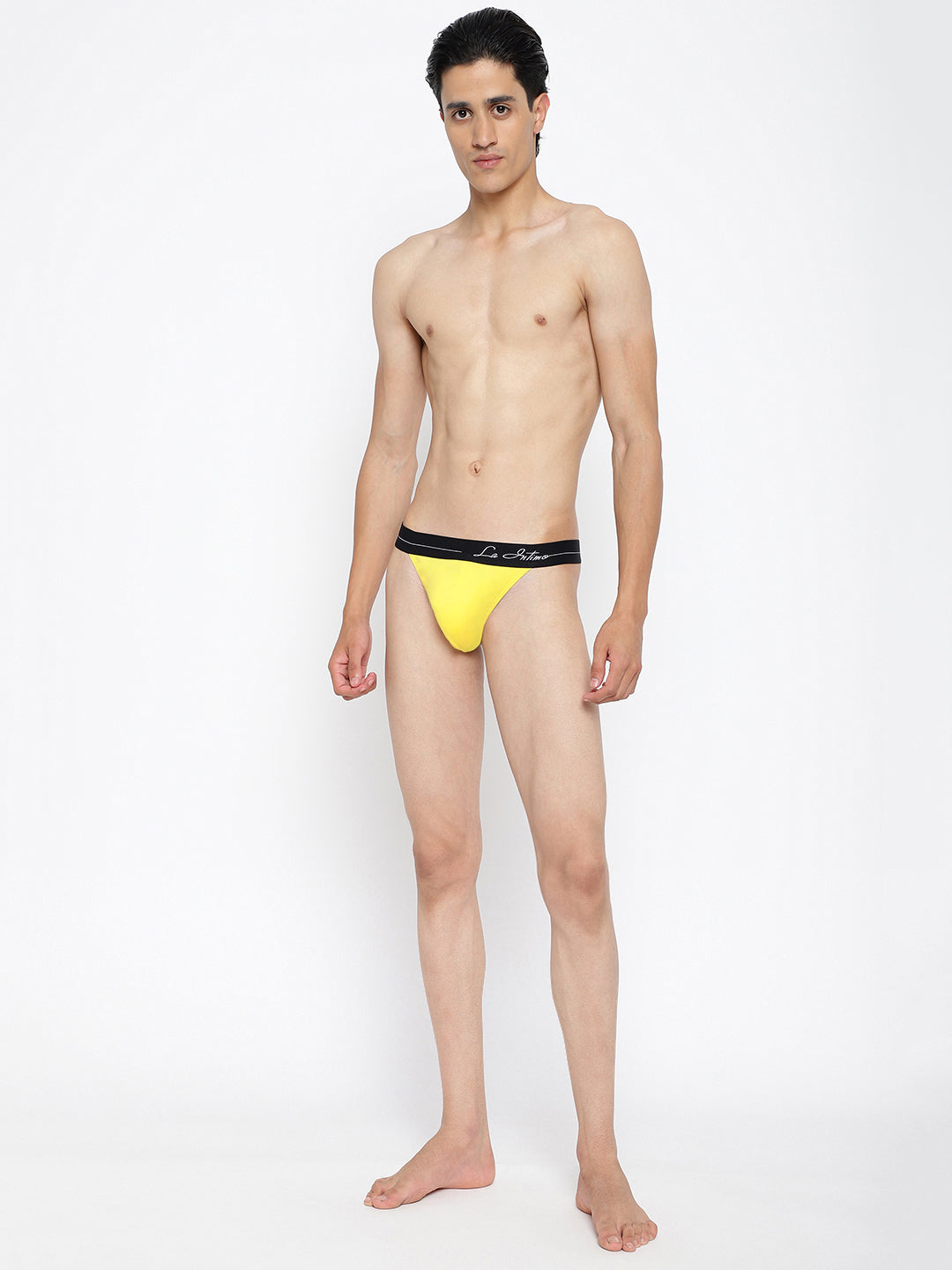 Single pack of men's thongs from La Intimo, featuring the Standard Core Collection for superior comfort and style.