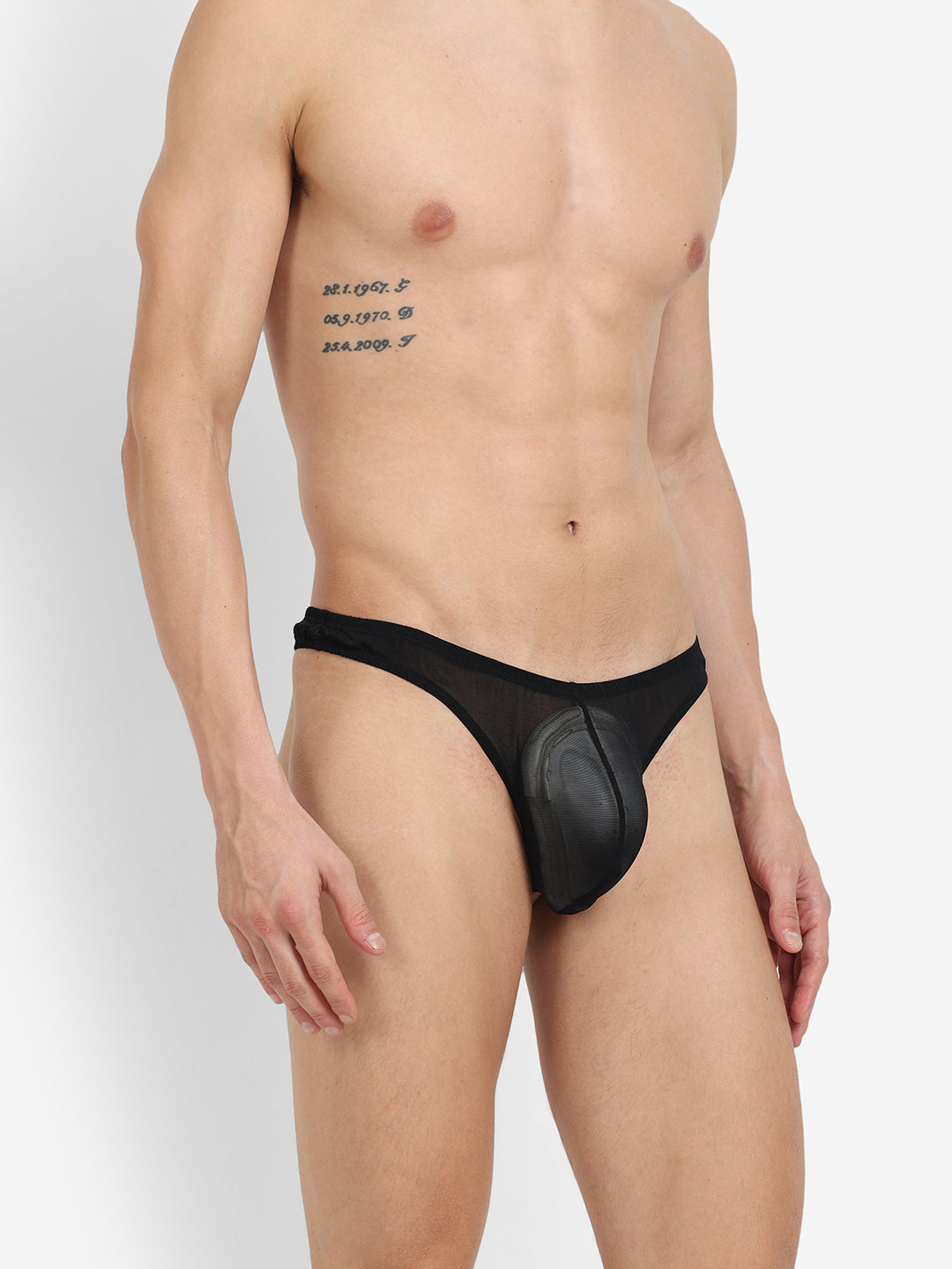 Single pack of men's premium thongs from La Intimo, featuring the Core Collection for superior comfort and style.