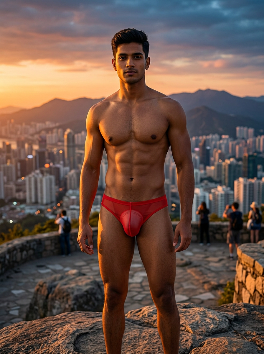 Nylon Mesh Thongs - Comfy