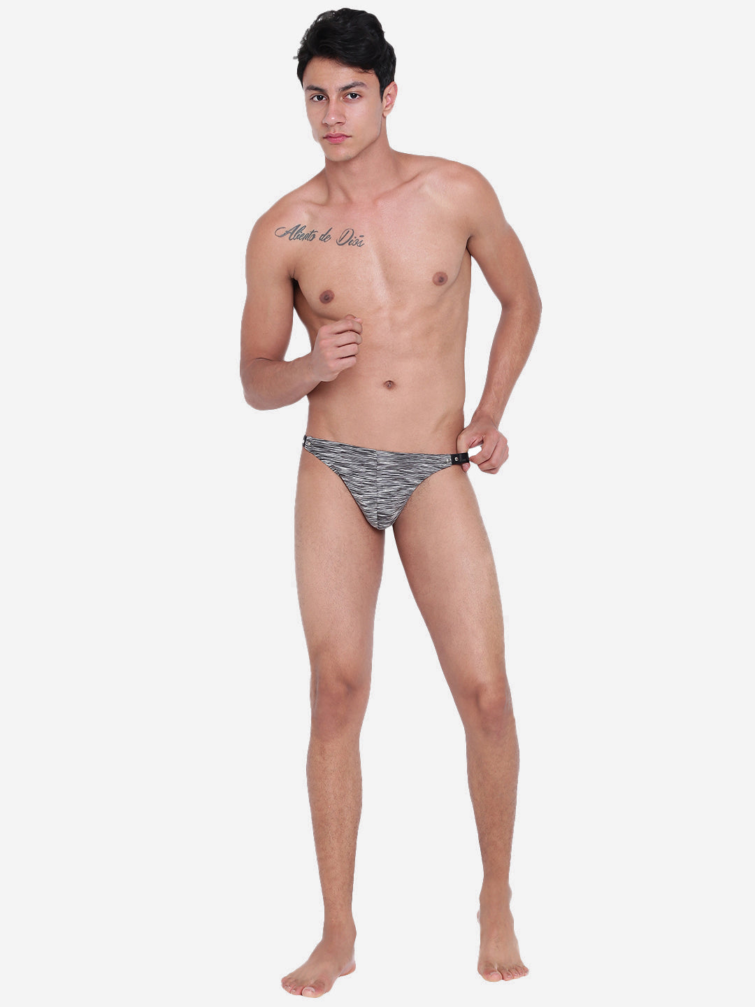 Single pack of men's premium thongs from La Intimo, featuring the Liquidate Collection for ultimate comfort and style.