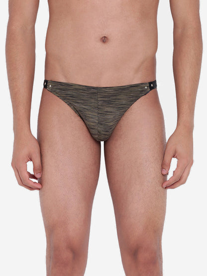 Single pack of men's premium thongs from La Intimo, featuring the Liquidate Collection for ultimate comfort and style.