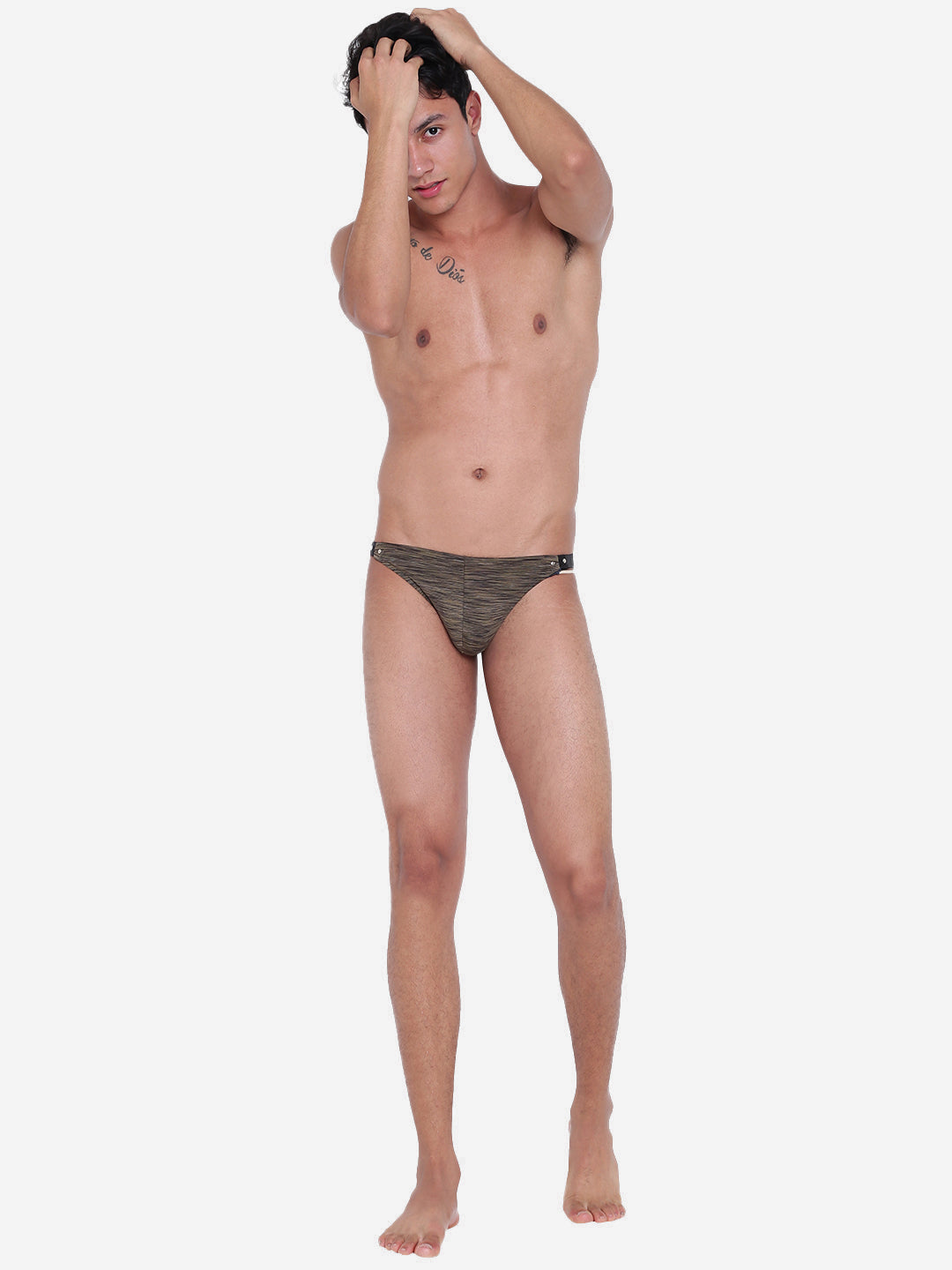 Single pack of men's premium thongs from La Intimo, featuring the Liquidate Collection for ultimate comfort and style.