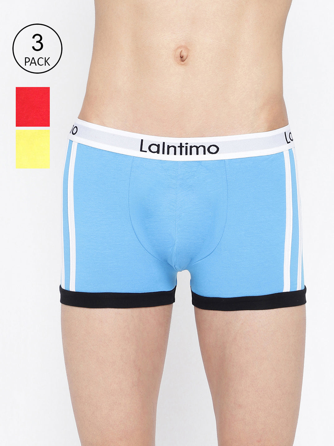 Men’s standard core innerwear by La Intimo – comfortable trunks in a pack of 6, designed for all-day comfort.