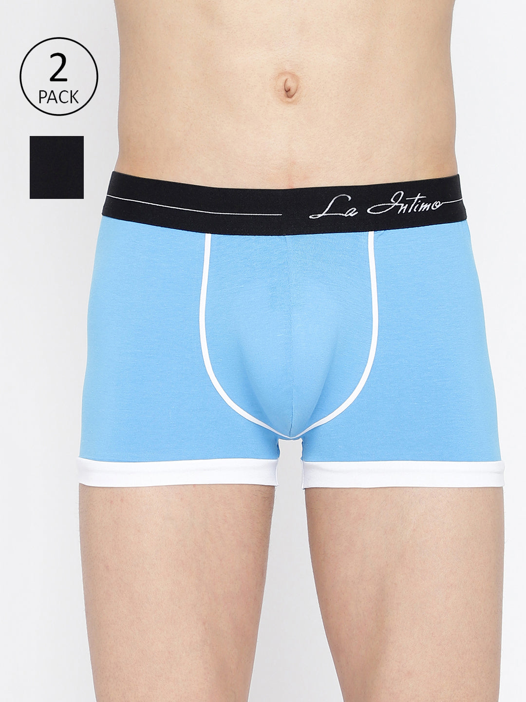 Men’s standard core innerwear by La Intimo – comfortable trunks in a pack of 2, designed for all-day comfort.