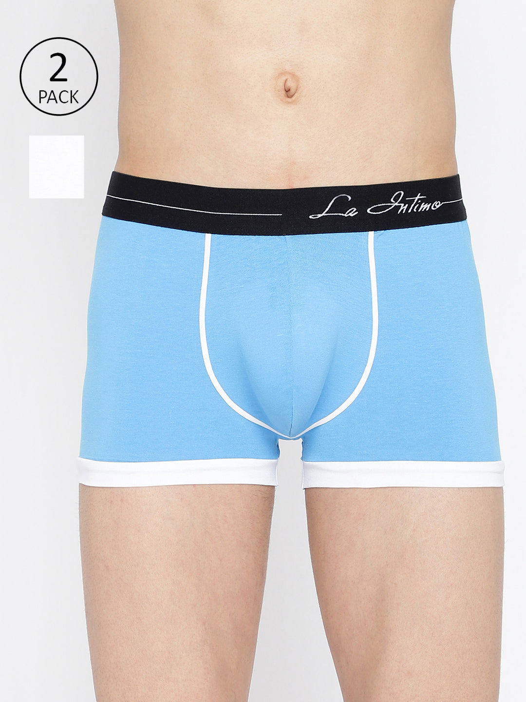 Men’s standard core innerwear by La Intimo – comfortable trunks in a pack of 2, designed for all-day comfort.