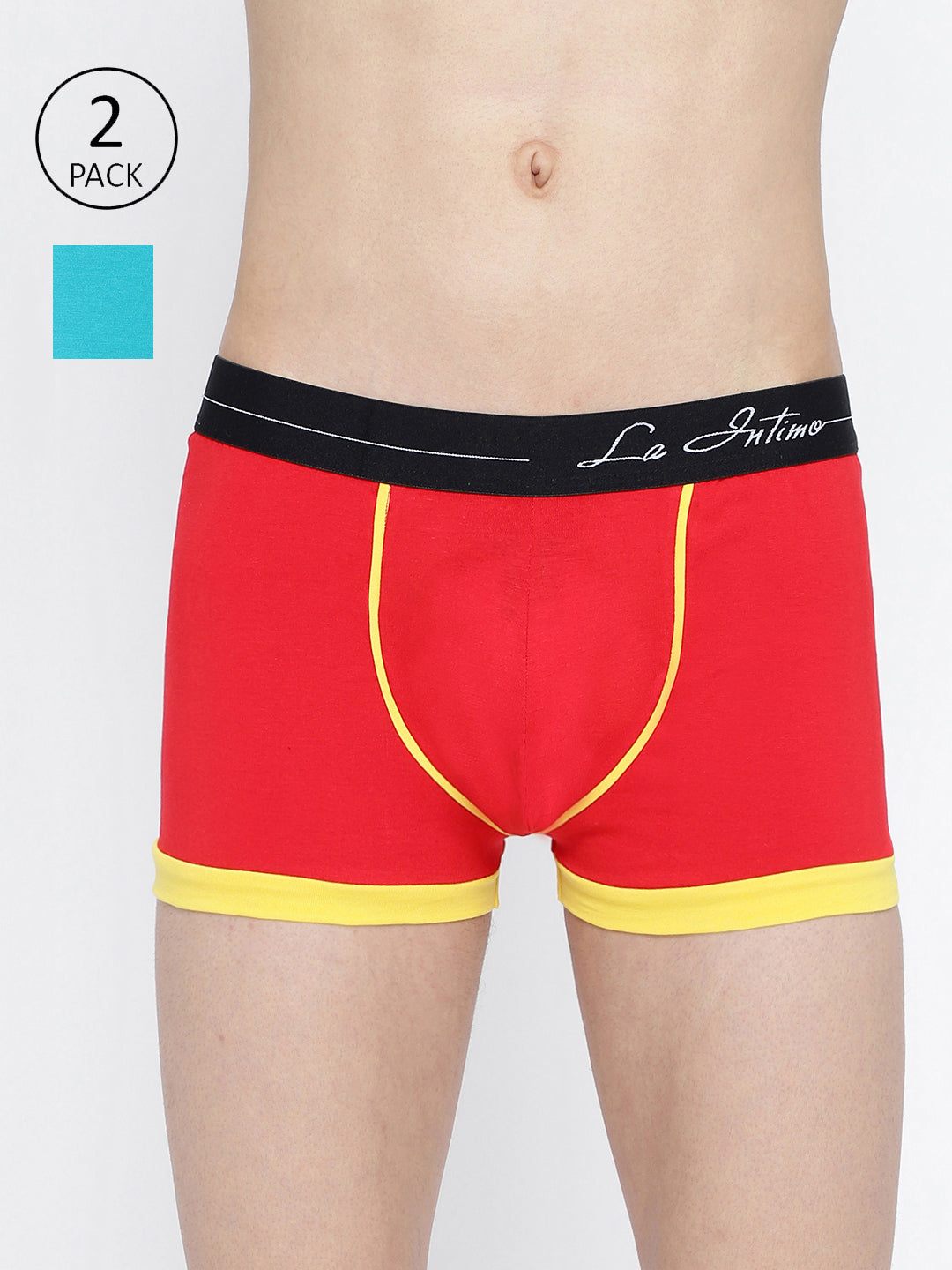 Men’s standard core innerwear by La Intimo – comfortable trunks in a pack of 2, designed for all-day comfort.