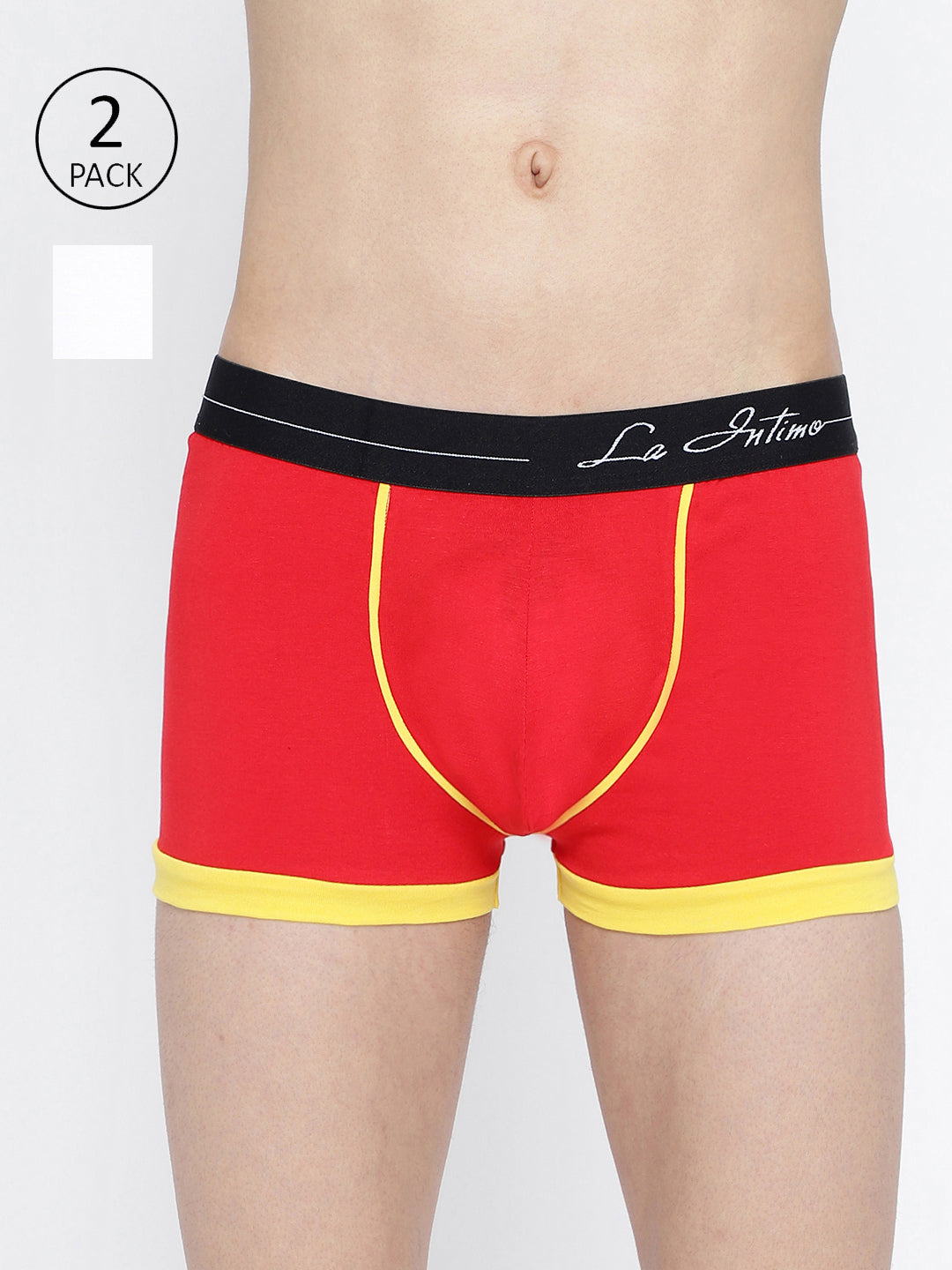 Men’s standard core innerwear by La Intimo – comfortable trunks in a pack of 2, designed for all-day comfort.