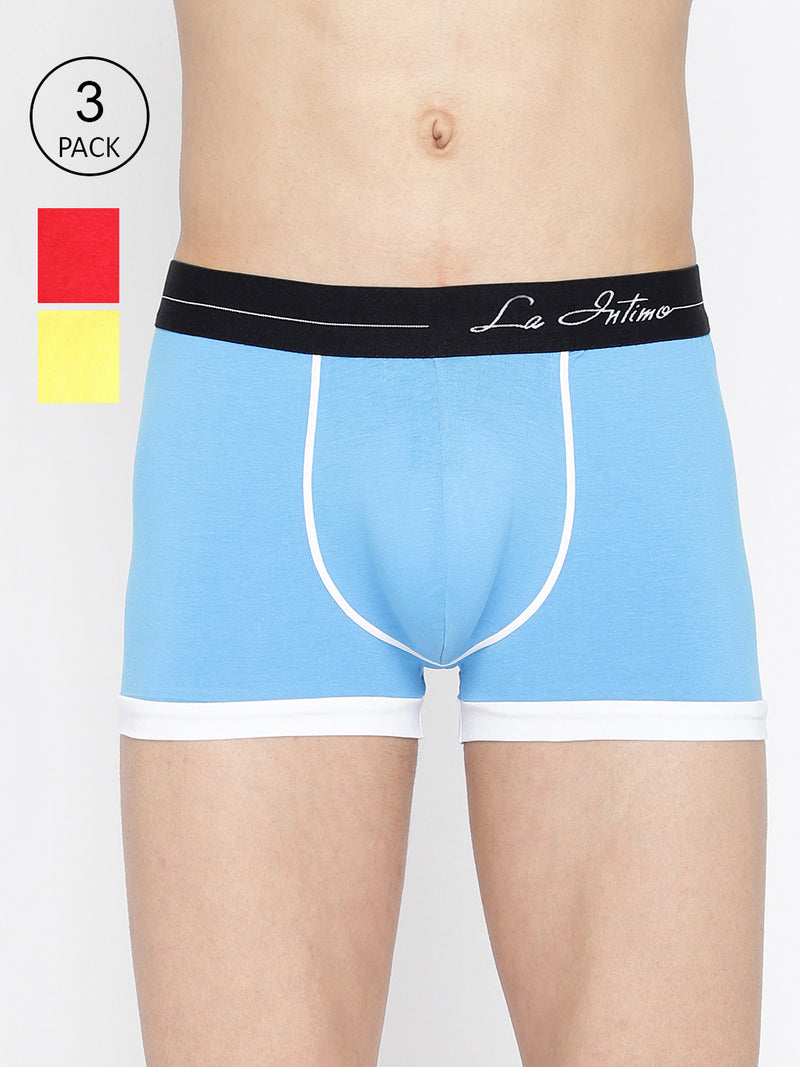 Men’s standard core innerwear by La Intimo – comfortable trunks in a pack of 3, perfect for daily comfort.