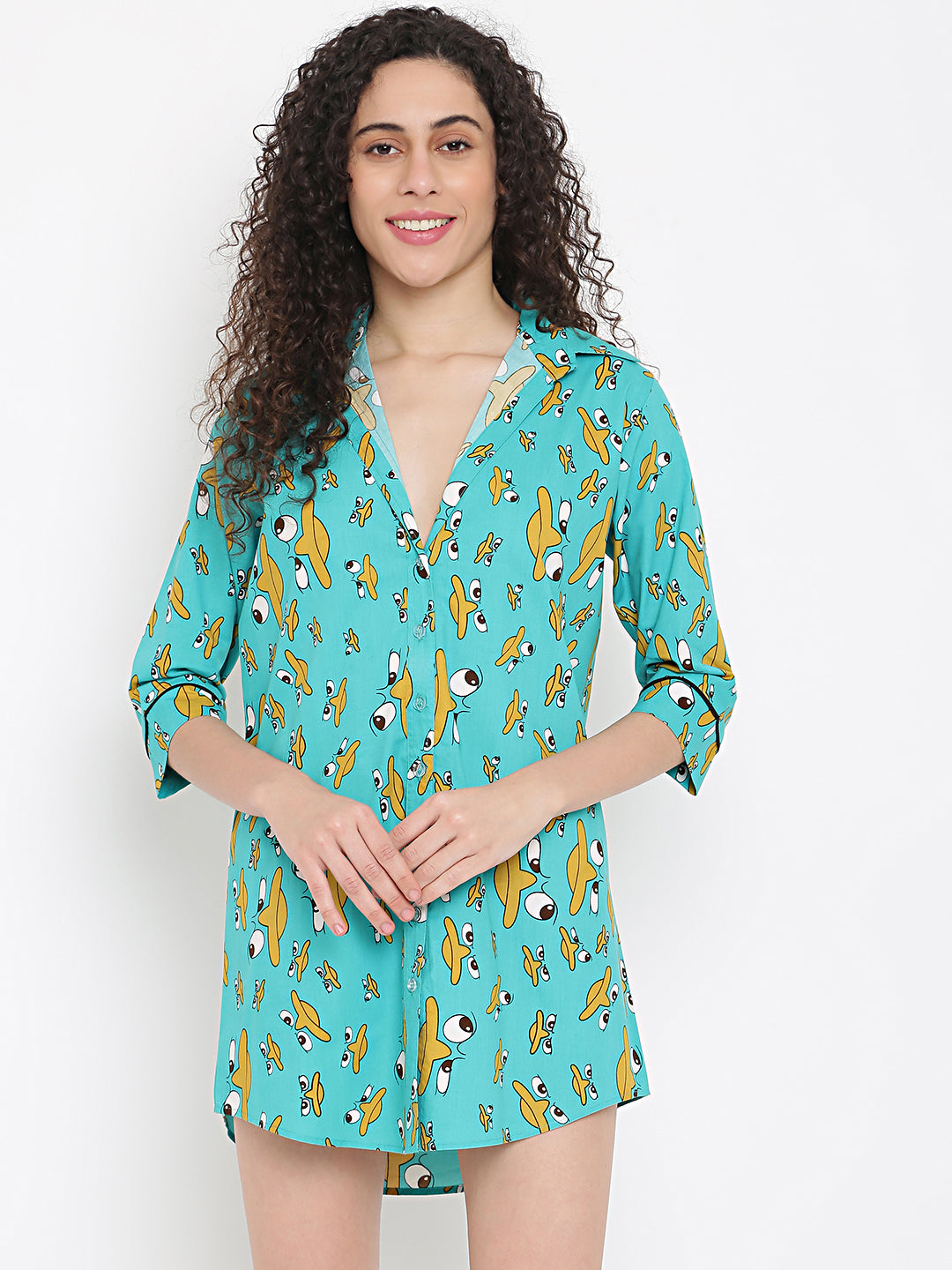 Premium women's sleepwear by La Intimo – soft long shirt in a single pack, ideal for comfort and a restful night.