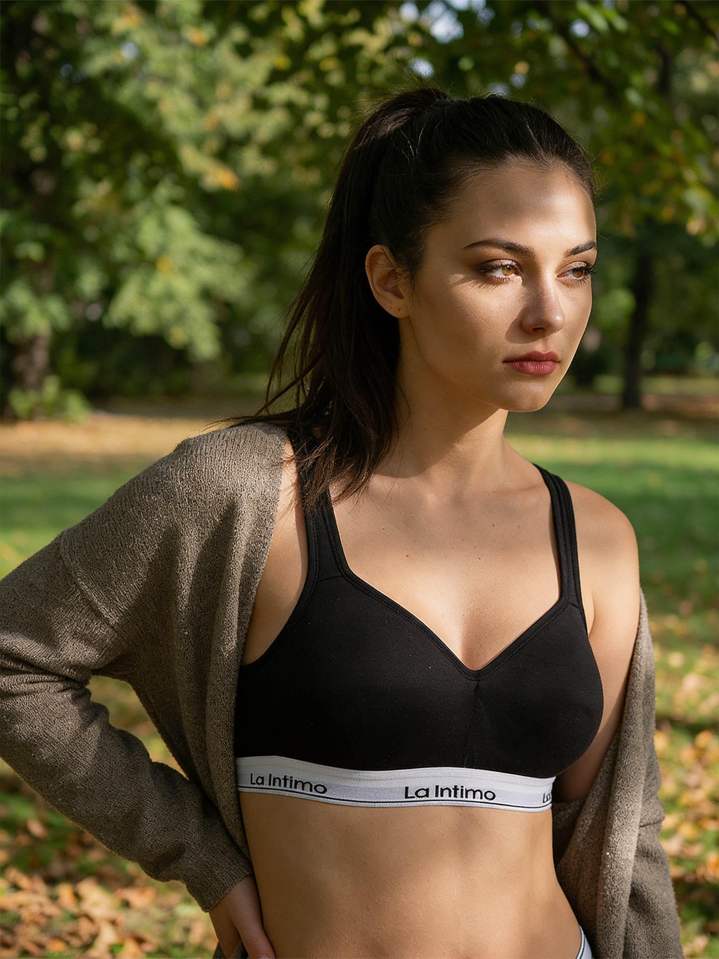 High Support Padded Cross Back Sports Bra