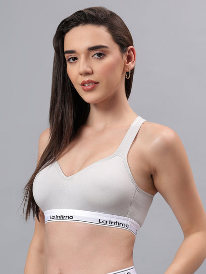 Luxury women's sports bra from La Intimo in a single pack, offering superior comfort, support, and style.